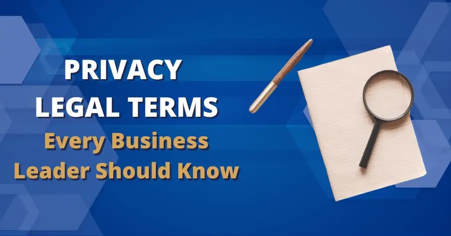 privacy legal terms