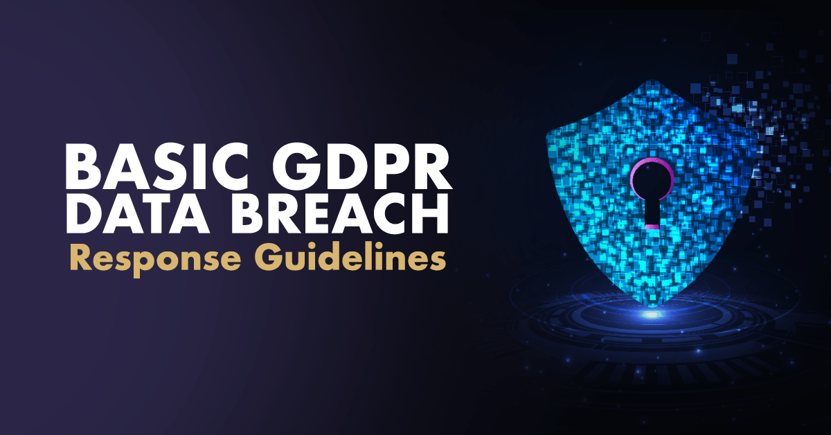 gdpr data breach guidelines
